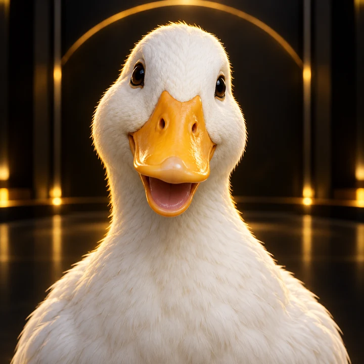 Donald, pato blanco